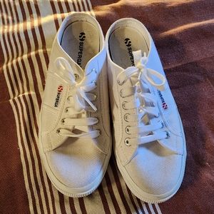 Superga platform slip-on mules